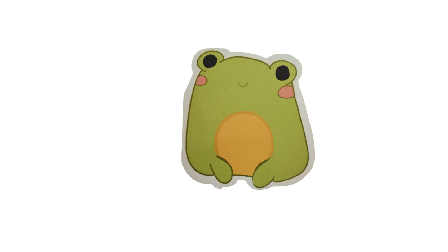 Sitting Frog Sticker