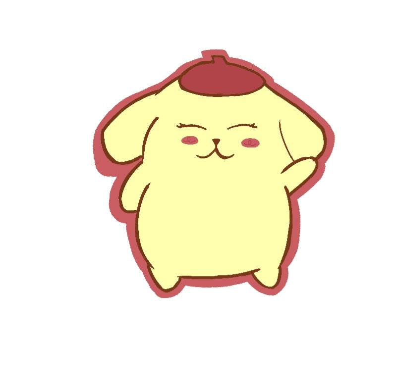 PomPom Purin Sticker