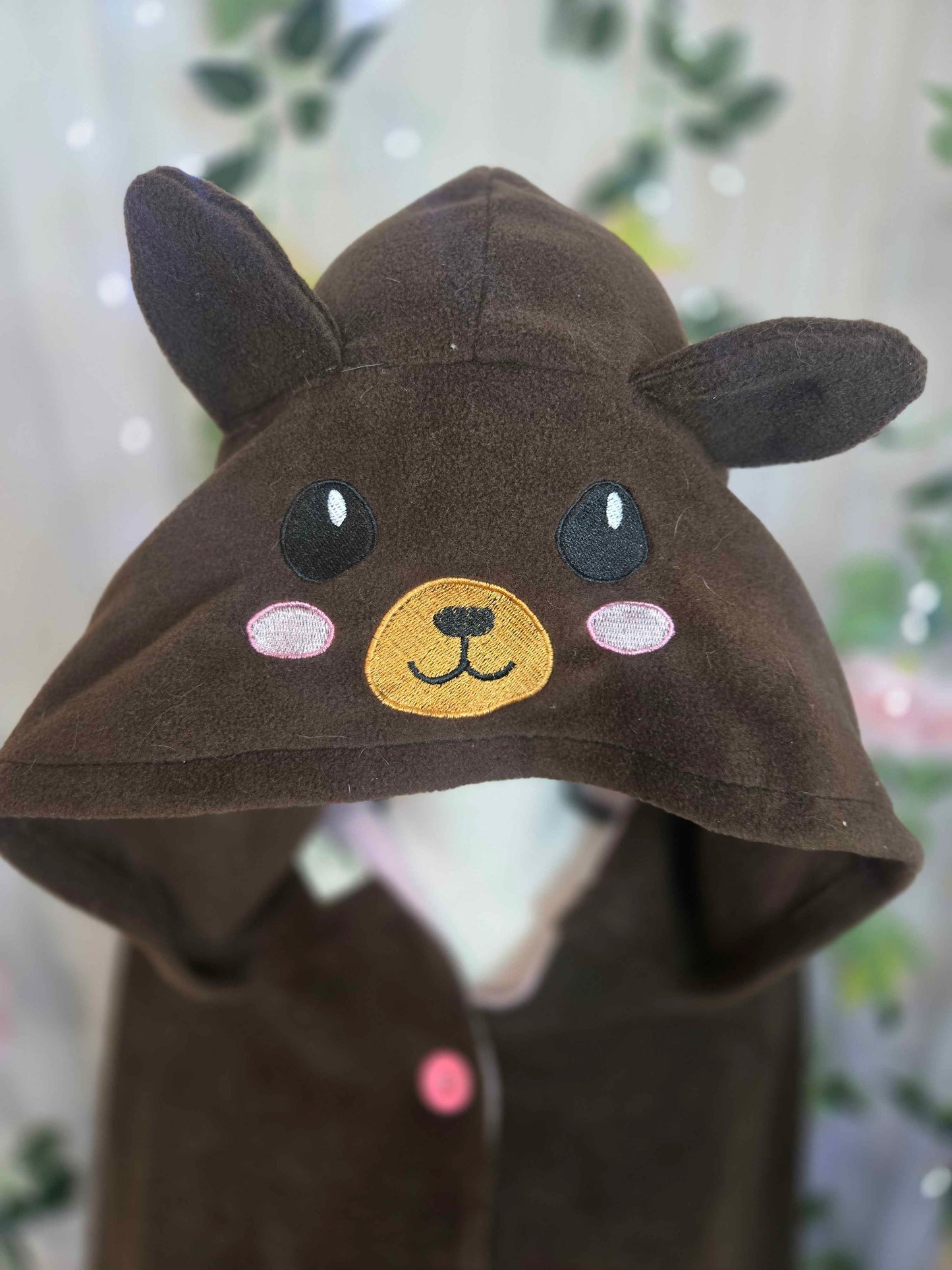 Brown Bear Fleece Cloak