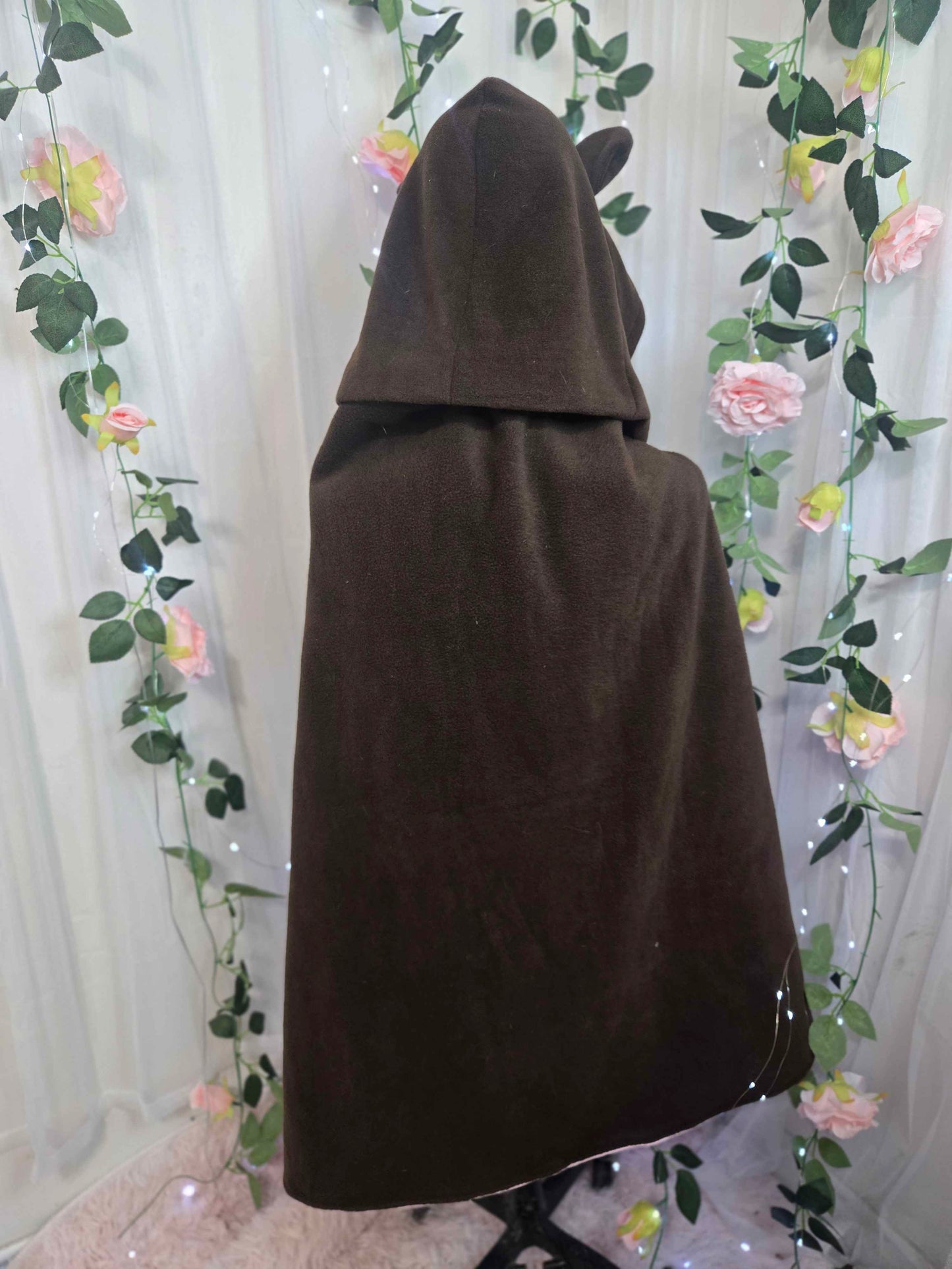 Brown Bear Fleece Cloak