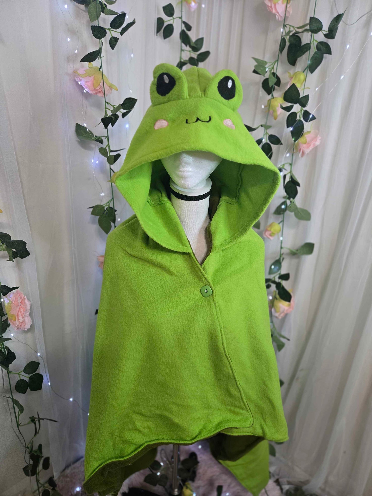 Frog Fleece Cloak
