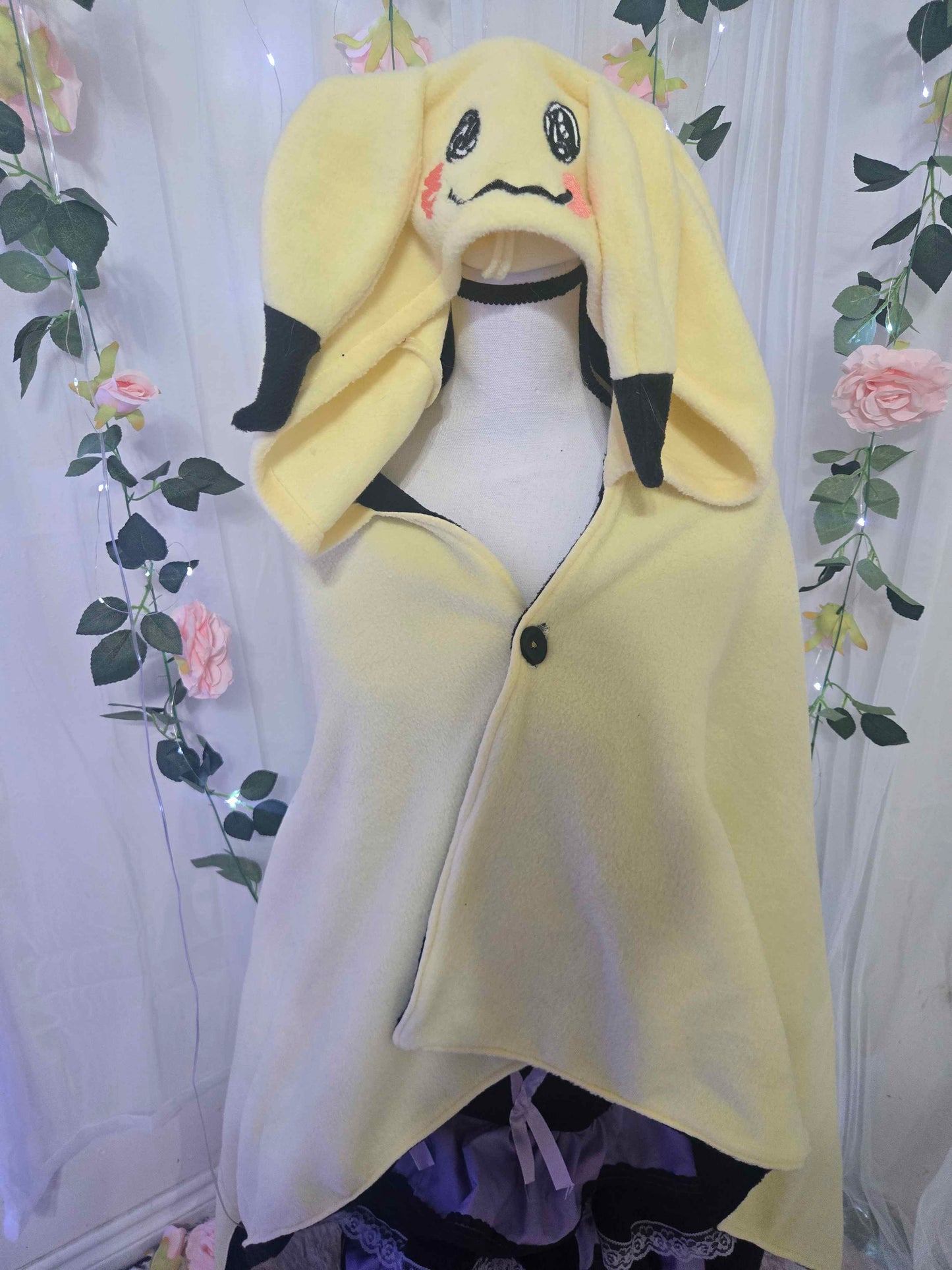 Spooky Ghost Fleece Cloak