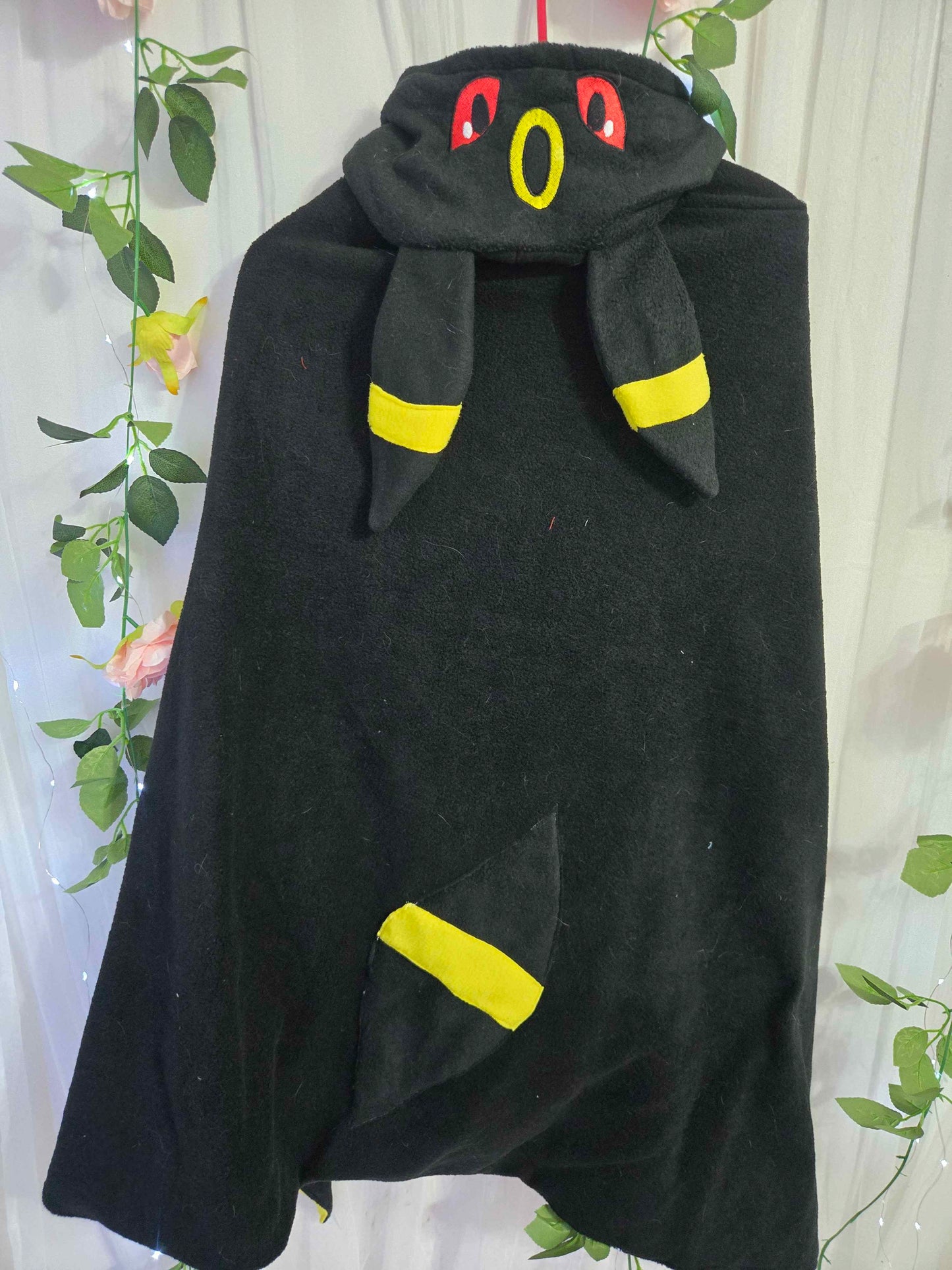 Yellow Ring Fox Fleece Cloak