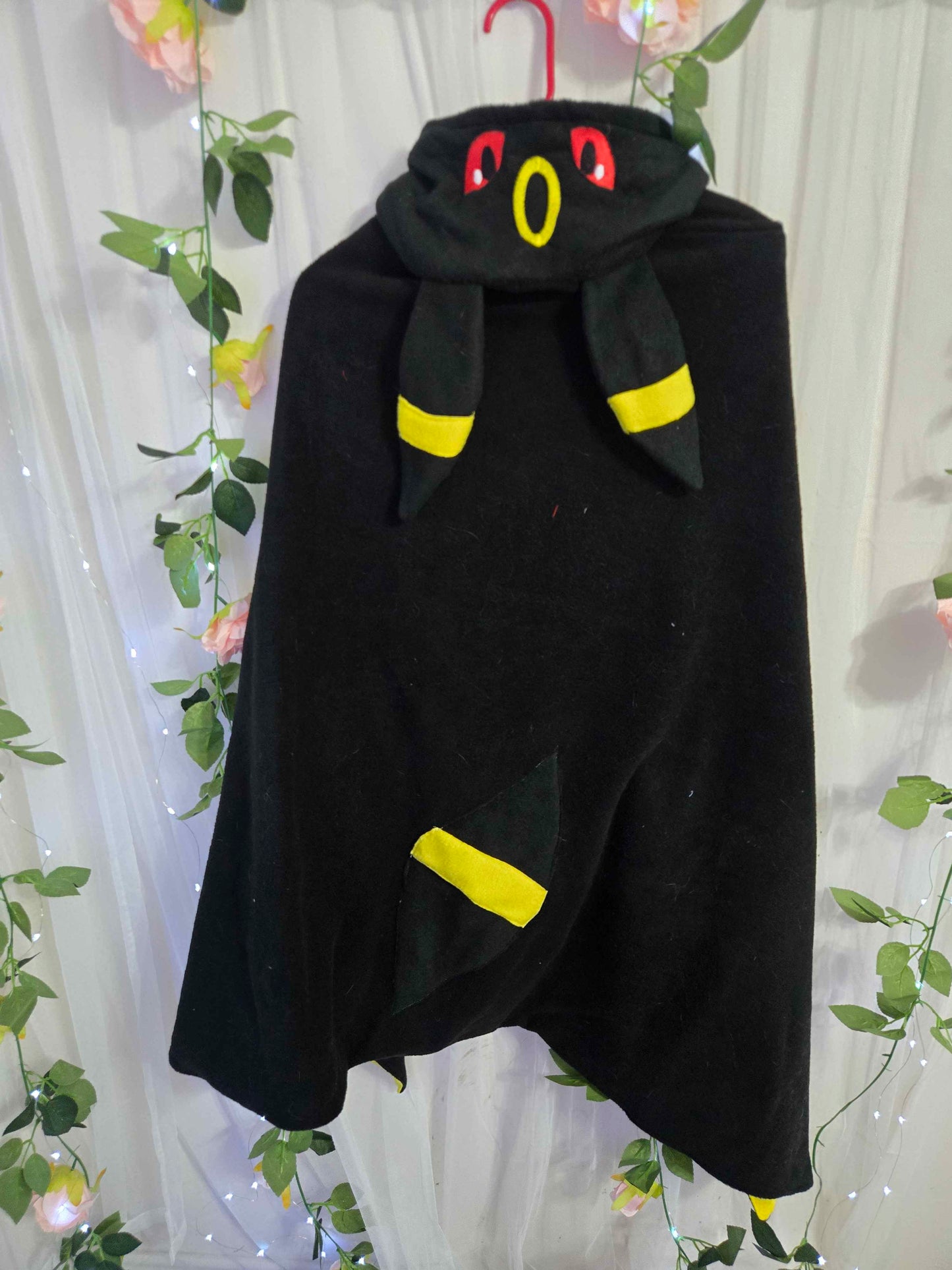 Yellow Ring Fox Fleece Cloak