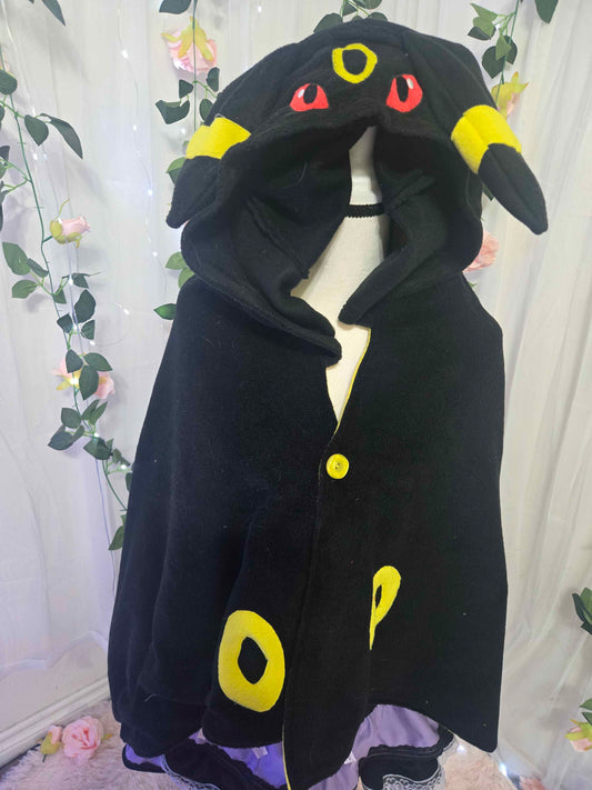 Yellow Ring Fox Fleece Cloak